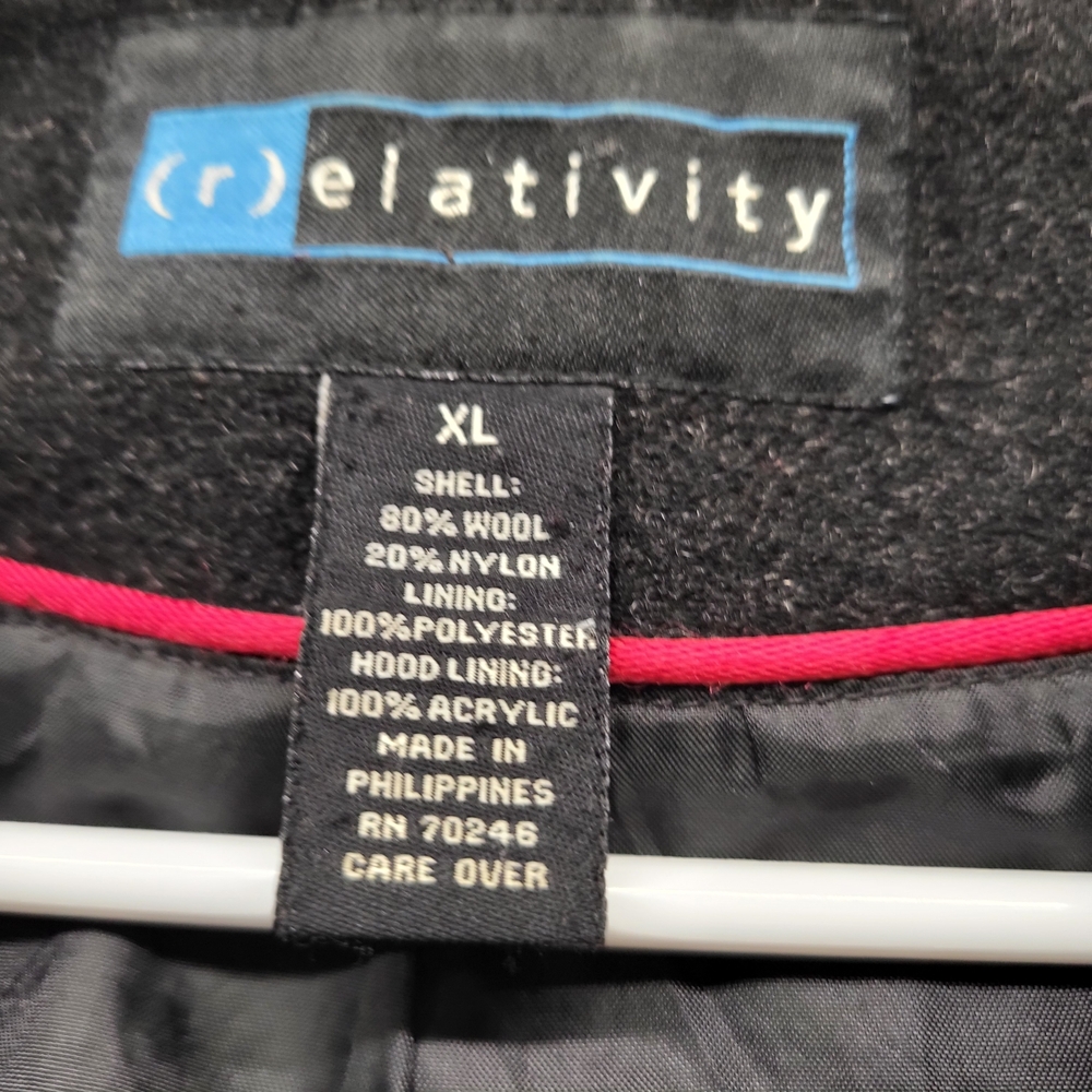 Relativity Black Wool Blend Jacket - image 5